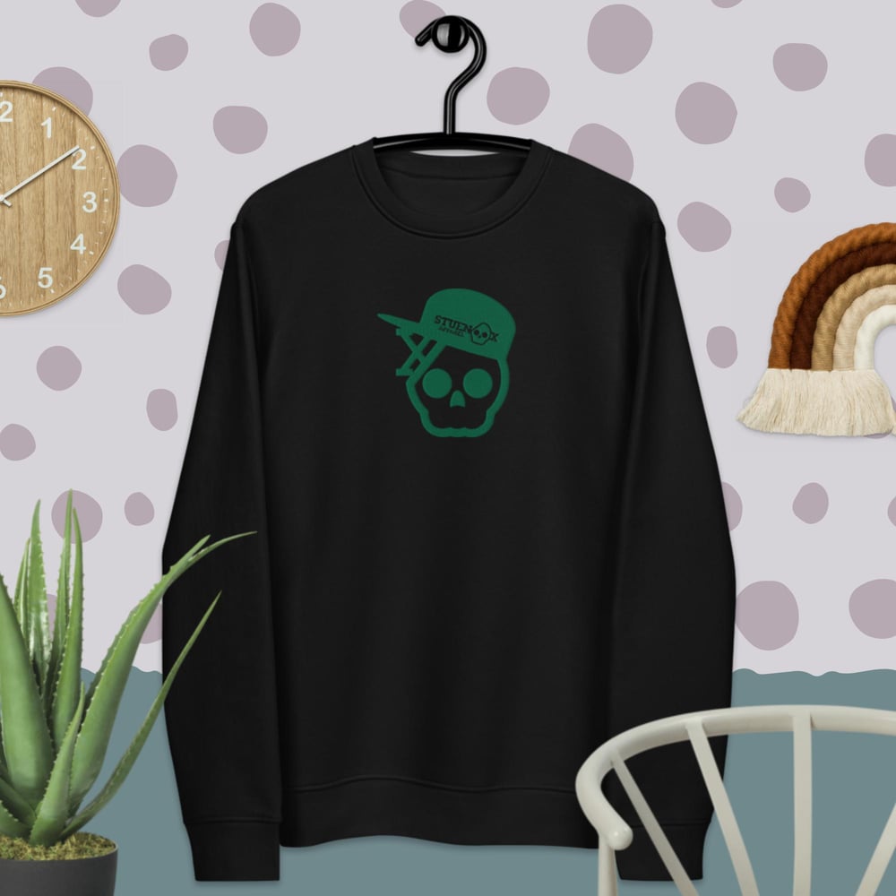 My Skull Is Green Unisex Eco Sweatshirt 
