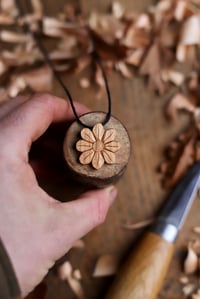 Image 2 of Daisy Flower- Pendant Necklace 