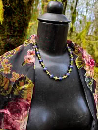 Image 2 of Lapis Lazuli and Brass necklace 