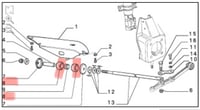 Image 1 of Radius Rod PU Bush set 