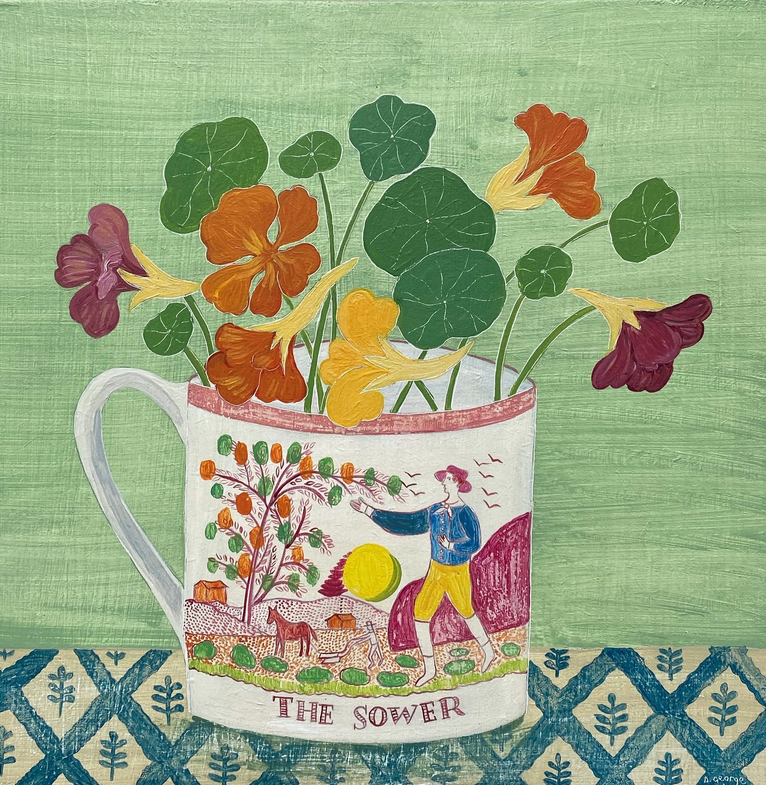 Image of Sower cup Giclee print