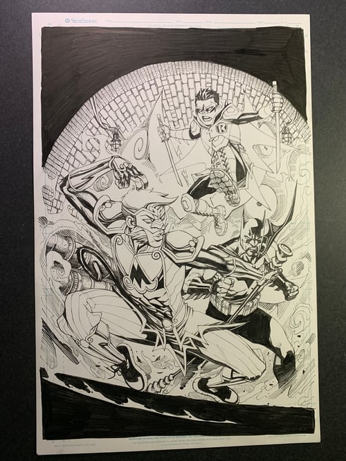 Image of MONKEY PRINCE #3 cover original art