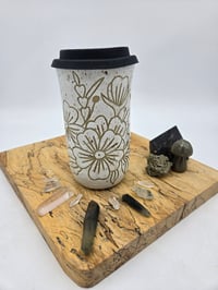 Image 1 of White Cosmo Travel Mug