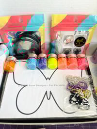 Image 1 of Neon Drip Butterfly Beading Kit 
