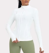Image 1 of White Lifestyle Full Zip