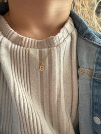 Image 2 of Gold Filled Initial Necklace 