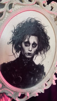 Image 9 of ‘EDWARD SCISSORHANDS’ [ Unique Print - { 1/1 } ] Hand Embellished Museum Archival Print