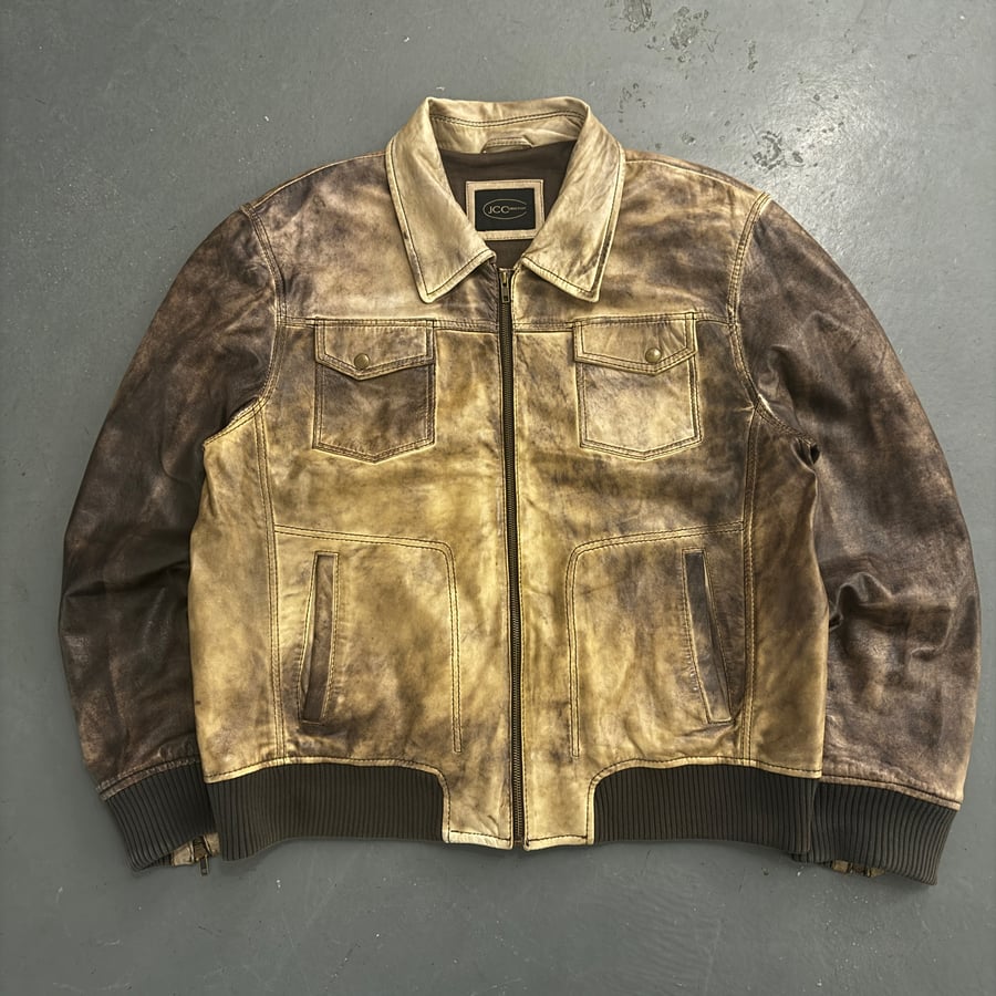 Image of 2000s Leather jacket, size XL