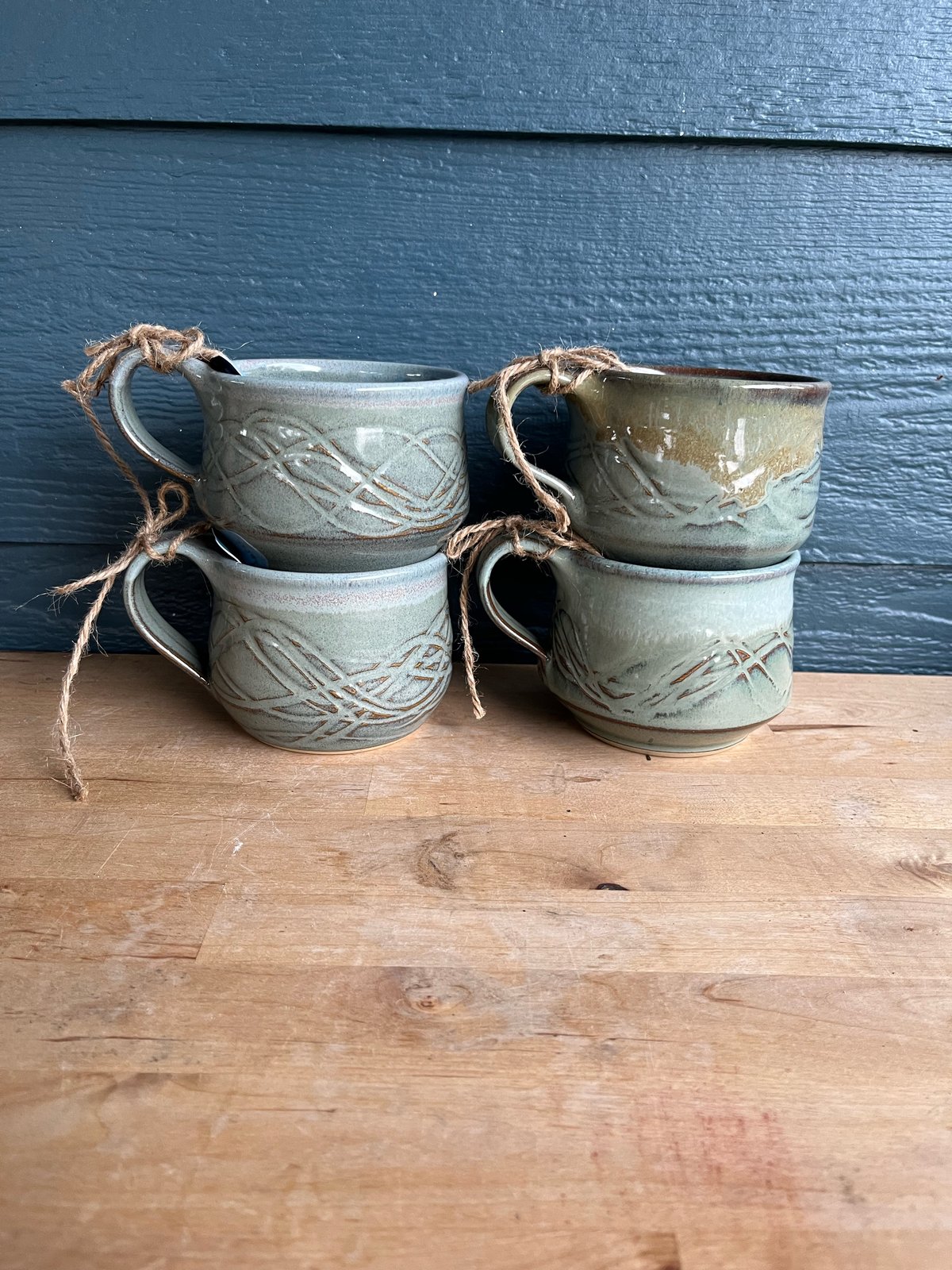 Image of M40 Set of 4 Small espresso sized MUGS