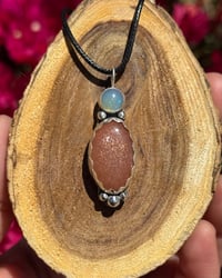 Image 1 of Peach Moonstone x Ethiopian Opal 💗