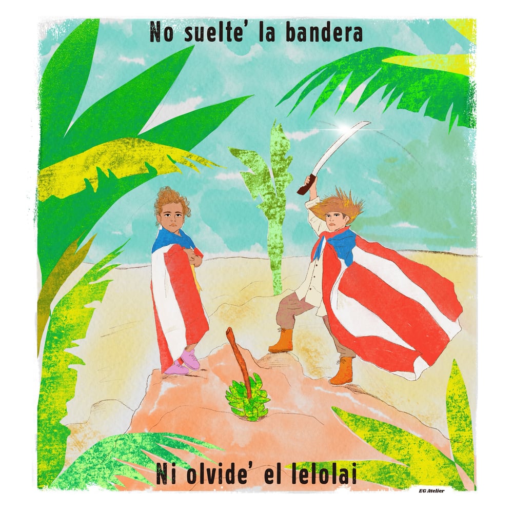 Image of No Sueltes La Bandera Art Print