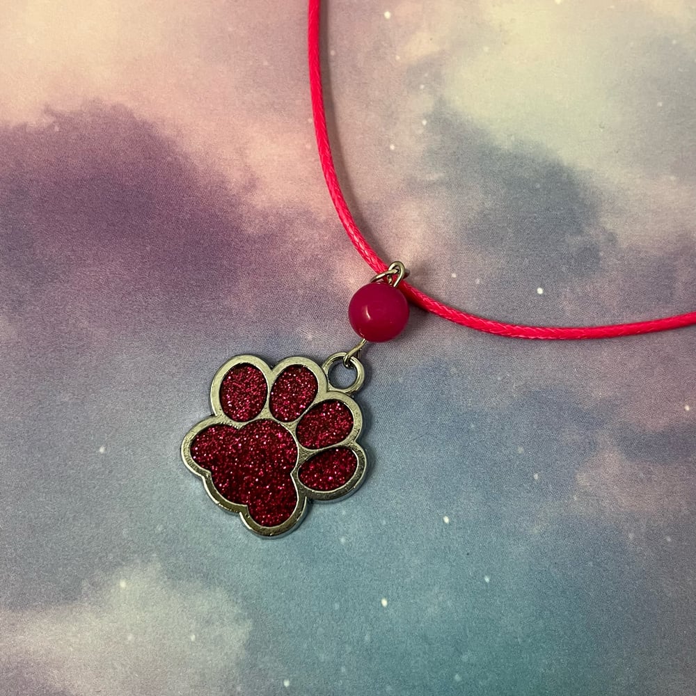 Image of Paw Print Necklace