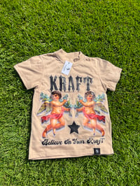 Cream Flying Angels Tee