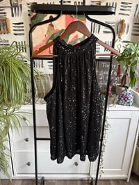 Image 1 of Sequins bow back top