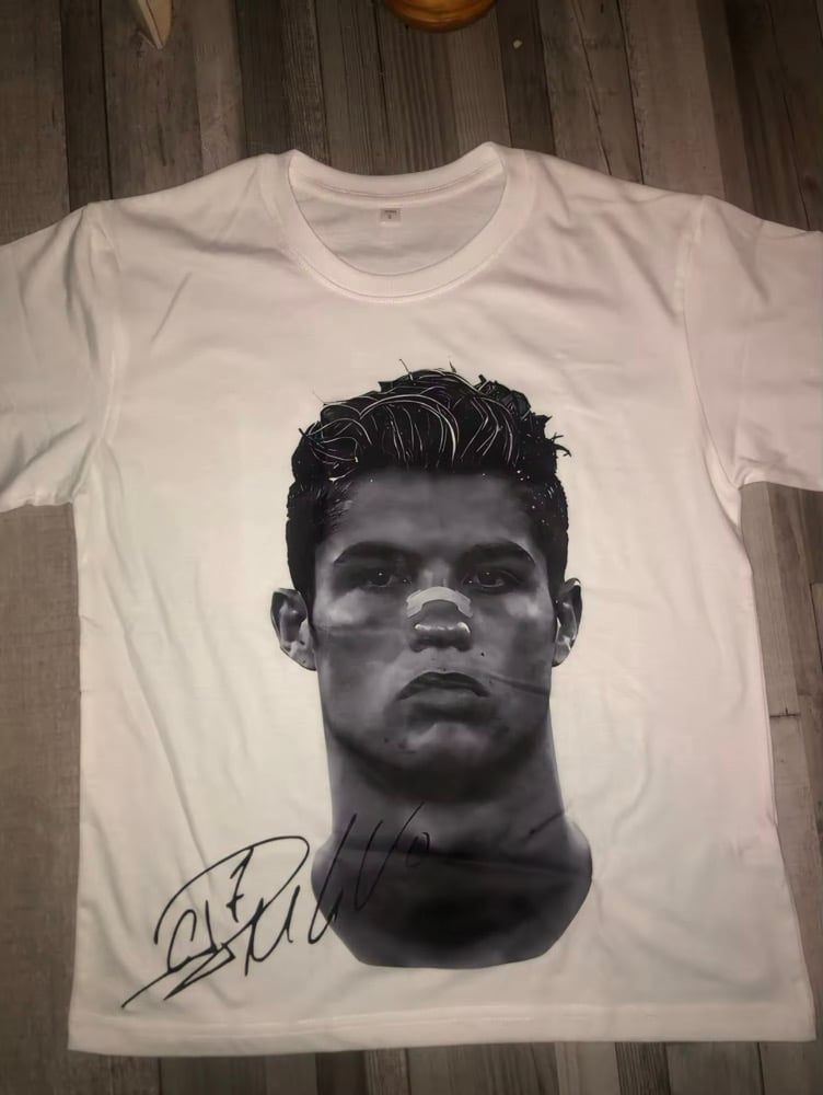 Image of Iconic Retro Ronaldo Soccer Tee