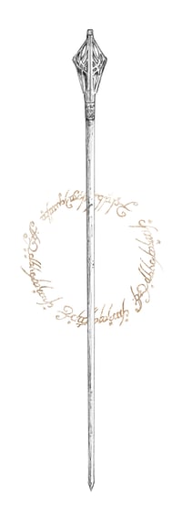 Image 2 of LOTR Weapon Selection 4 - Gandalf: Grey Staff, White Staff, Sword