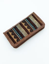 Image 10 of Syrian Leather Clutch Bags Geometric Print