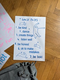 Image 1 of poster - house rules