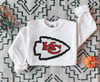 Kansas City Chiefs Faux Glitter Sweatshirt