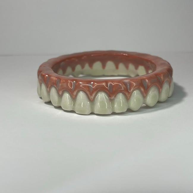 Teeth Bracelet J - 6.50 in Inner Circumference