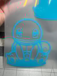 Squirtle sitting decal