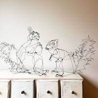 Image 5 of Wire Squirrel Sculptures