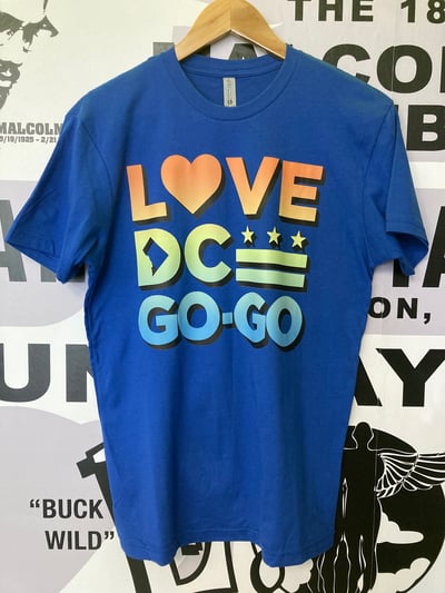 Image of LOVE DC GOGO "UMBRE" Royal Blue T-Shirt