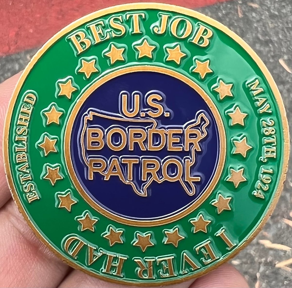 Image of USBP Retired Commemorative Coin