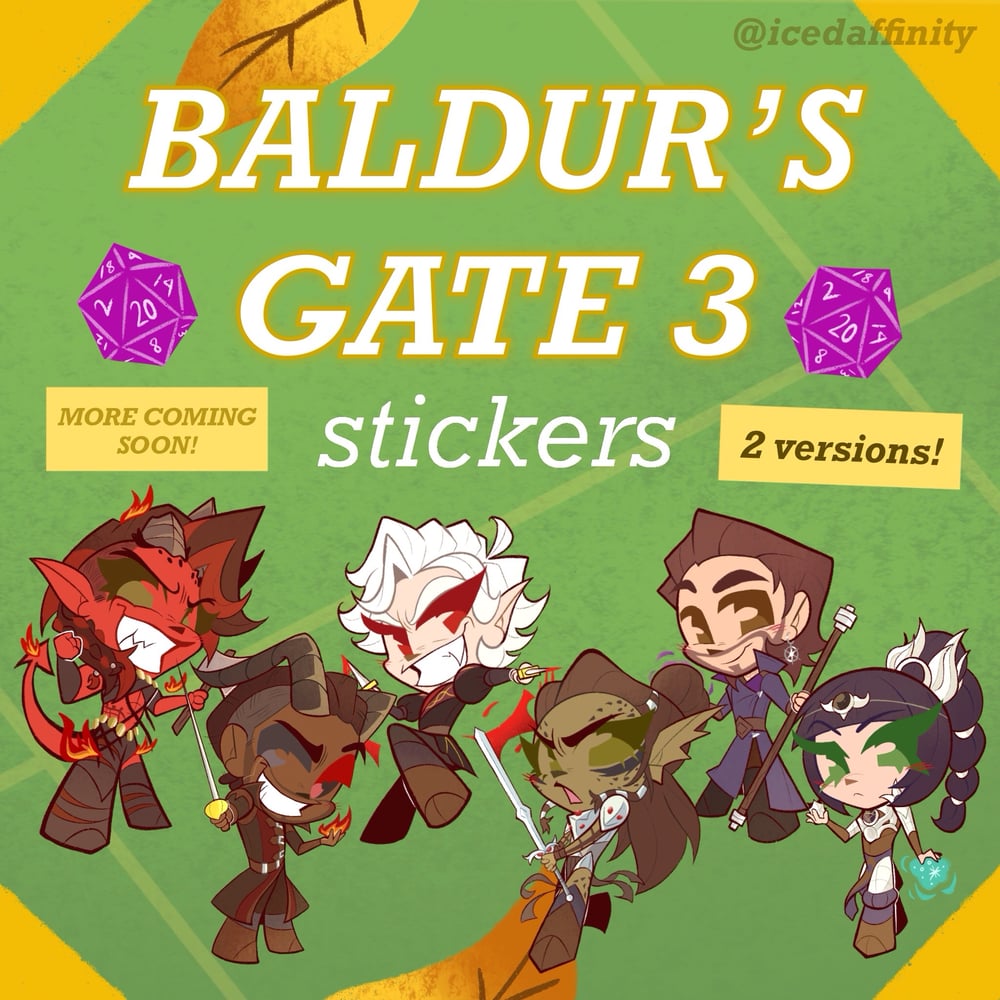 Image of BG3 STICKERS