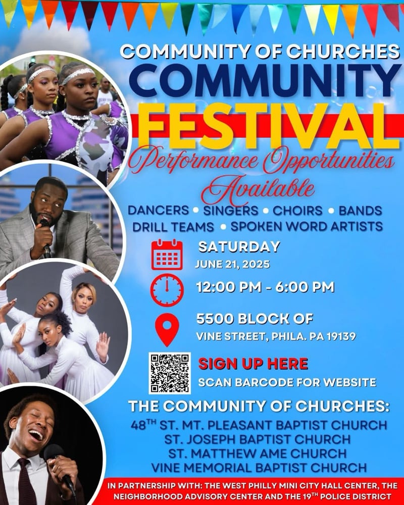 5 Churches Community Festivals Vendors 