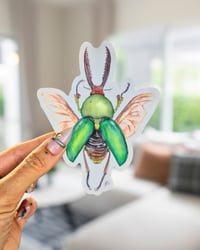 Image 4 of Green Beetle XL sticker
