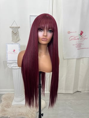 Image of Sangria bangs luxury (custom order)