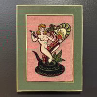 Image 2 of Sailor Jerry Snake Lady Embroidery