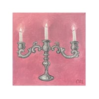 candelabra still life