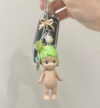 Image 2 of lettuce sonny angel keychain