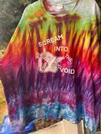 Image 1 of 4XL Scream Into The Void Tie Dye Shirt M13