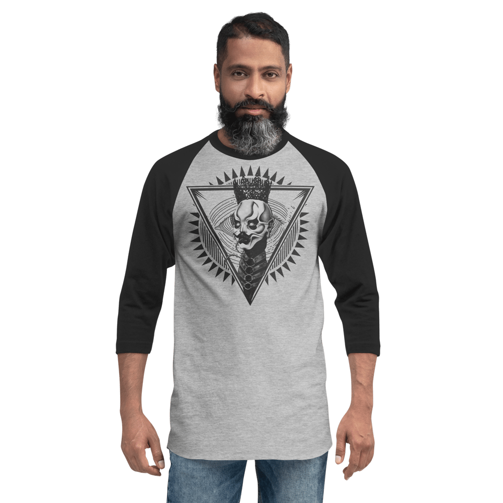 Dahli “Illuminati” 3/4 sleeve raglan shirt