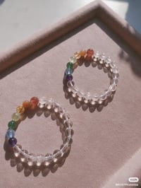 Image 4 of rainbow candy color bracelet彩虹糖色水晶手链
