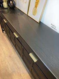 Image 8 of Black mid century modern Nathan sideboard, tv cabinet, drinks cabinet