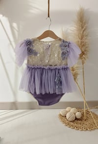 Image 1 of Photo prop | Sitter body-dress for photoshoot | Annmarie | size 9-12 months | lilac
