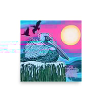“Nestled down for the night” matte 12”x12” fine art print 