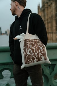 Image 2 of Silly Goose Hoodie in Black with Embroidered White Logo