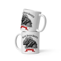 Image 1 of Black Sheep Society white glossy mug
