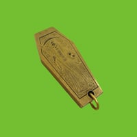 Image 2 of SOLID BRASS COFFIN