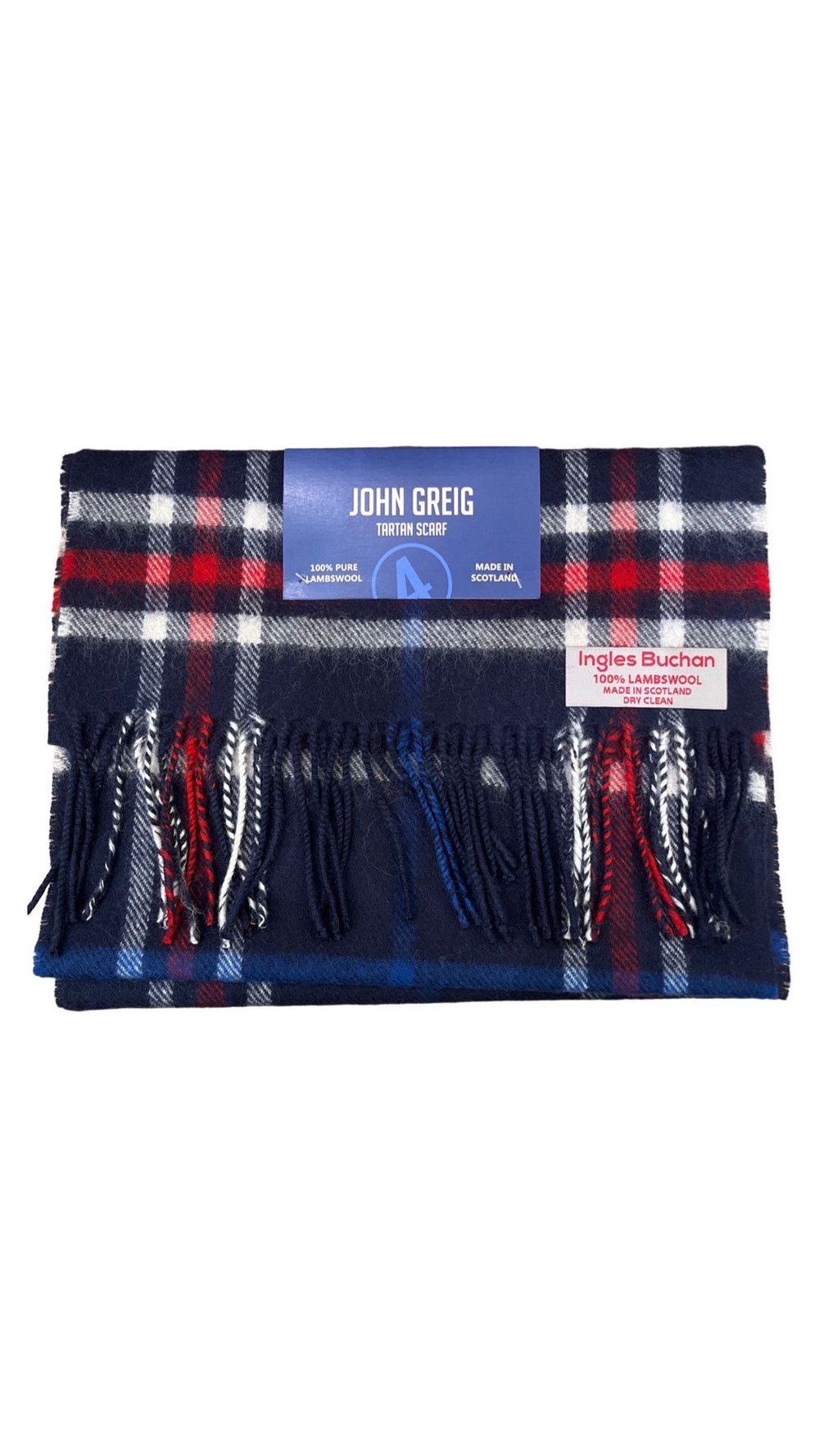 Image of John Greig tartan scarf