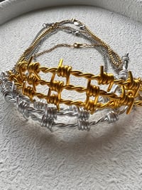 Image 9 of BARBED WIRE CHOKER THIN CHAIN