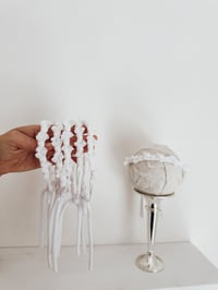 Image 7 of pure white bow halo mini