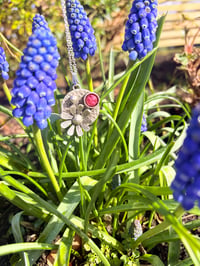 Image 1 of Flower Embellished Pendant