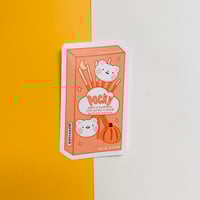 Image 3 of Beary Pumpkin Pocky Vinyl Sticker