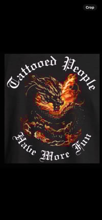 Image 1 of WL Tattooed People on Black Tee sizes Small Thru 5X
